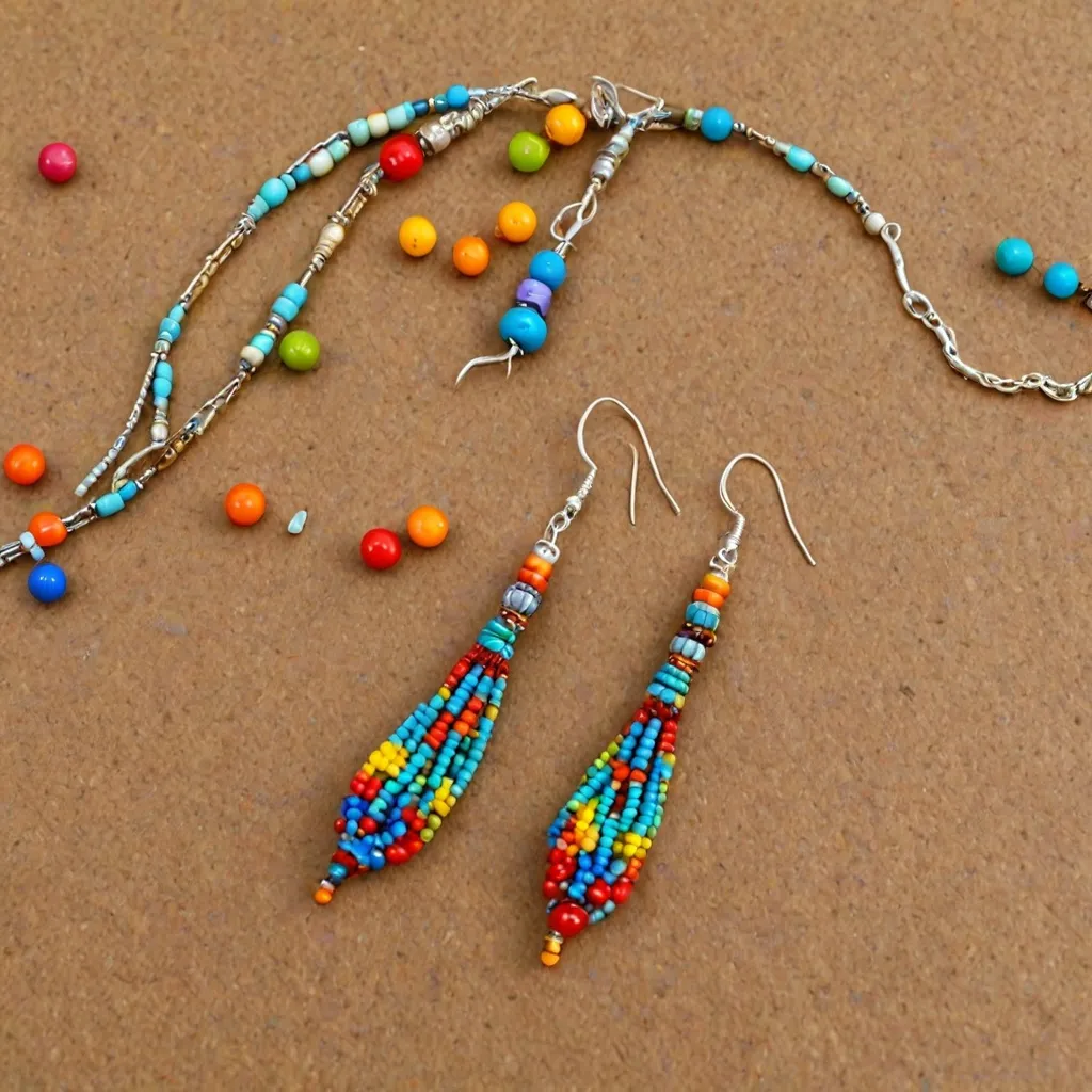 Jak zrobić kolczyki z koralików?