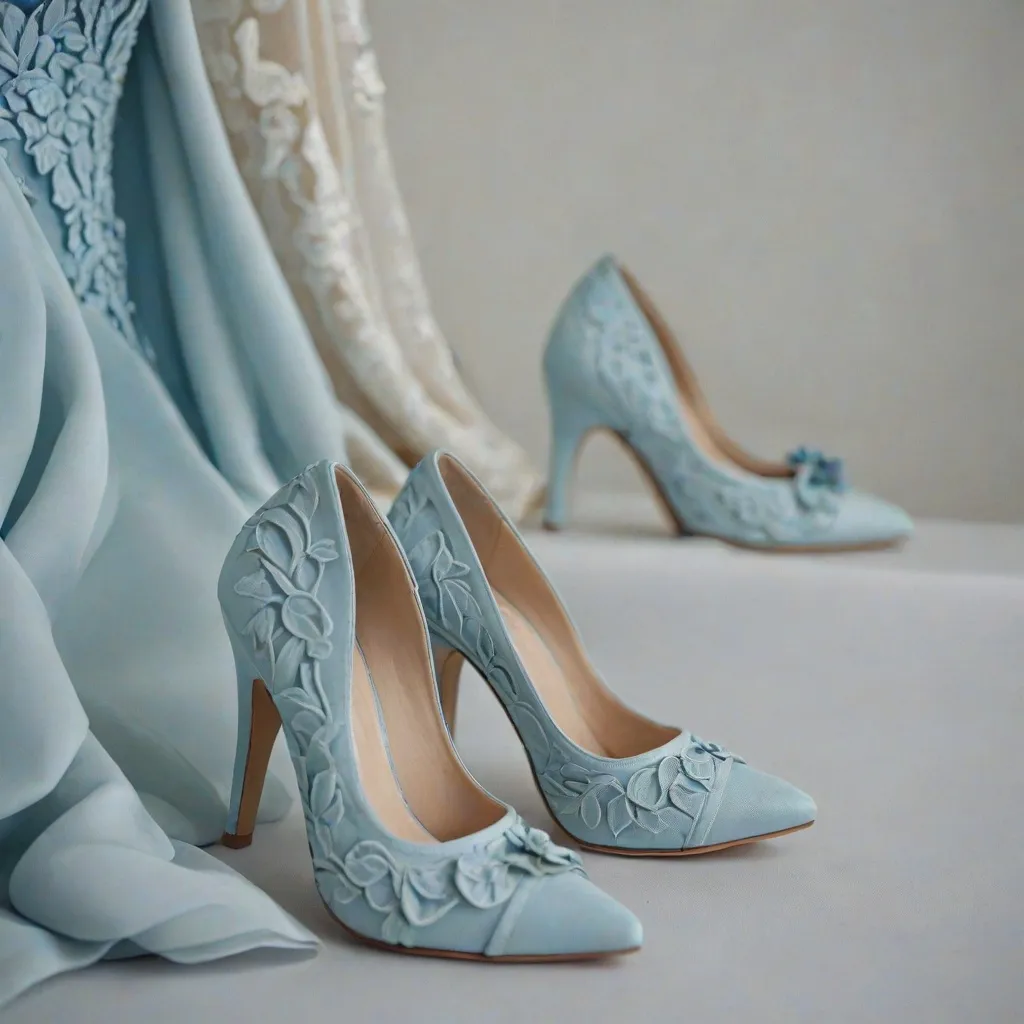 Jakie buty do błękitnej sukienki?