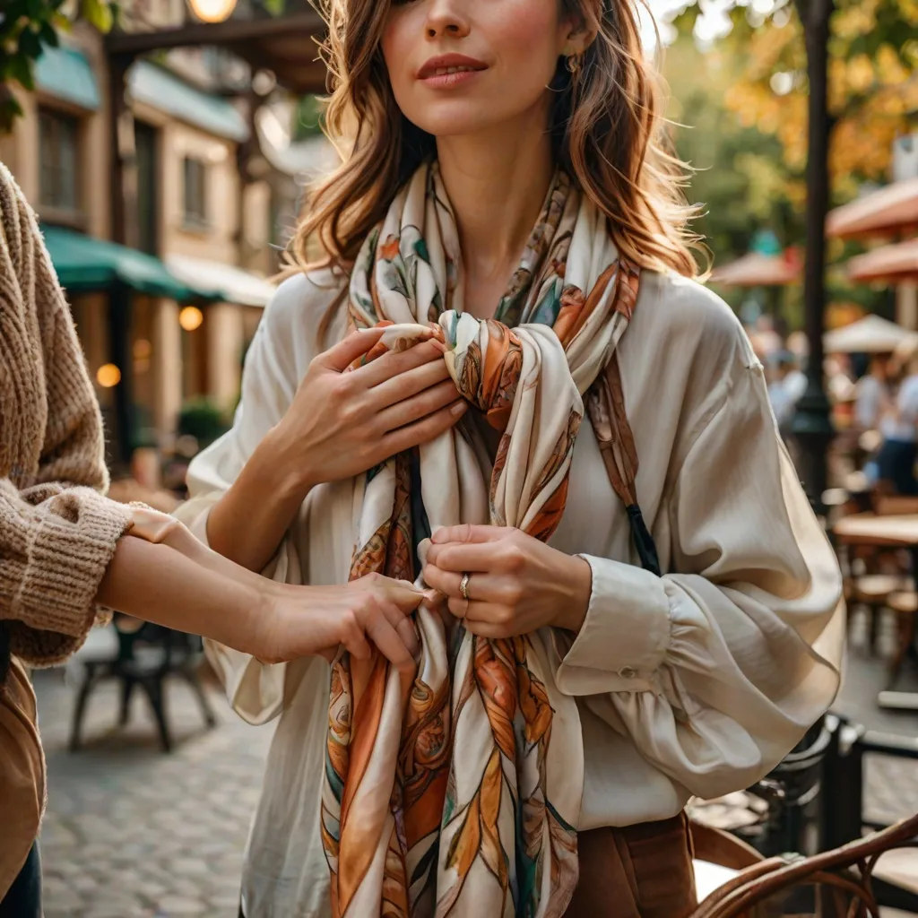 Jak wiązać szalik damski?