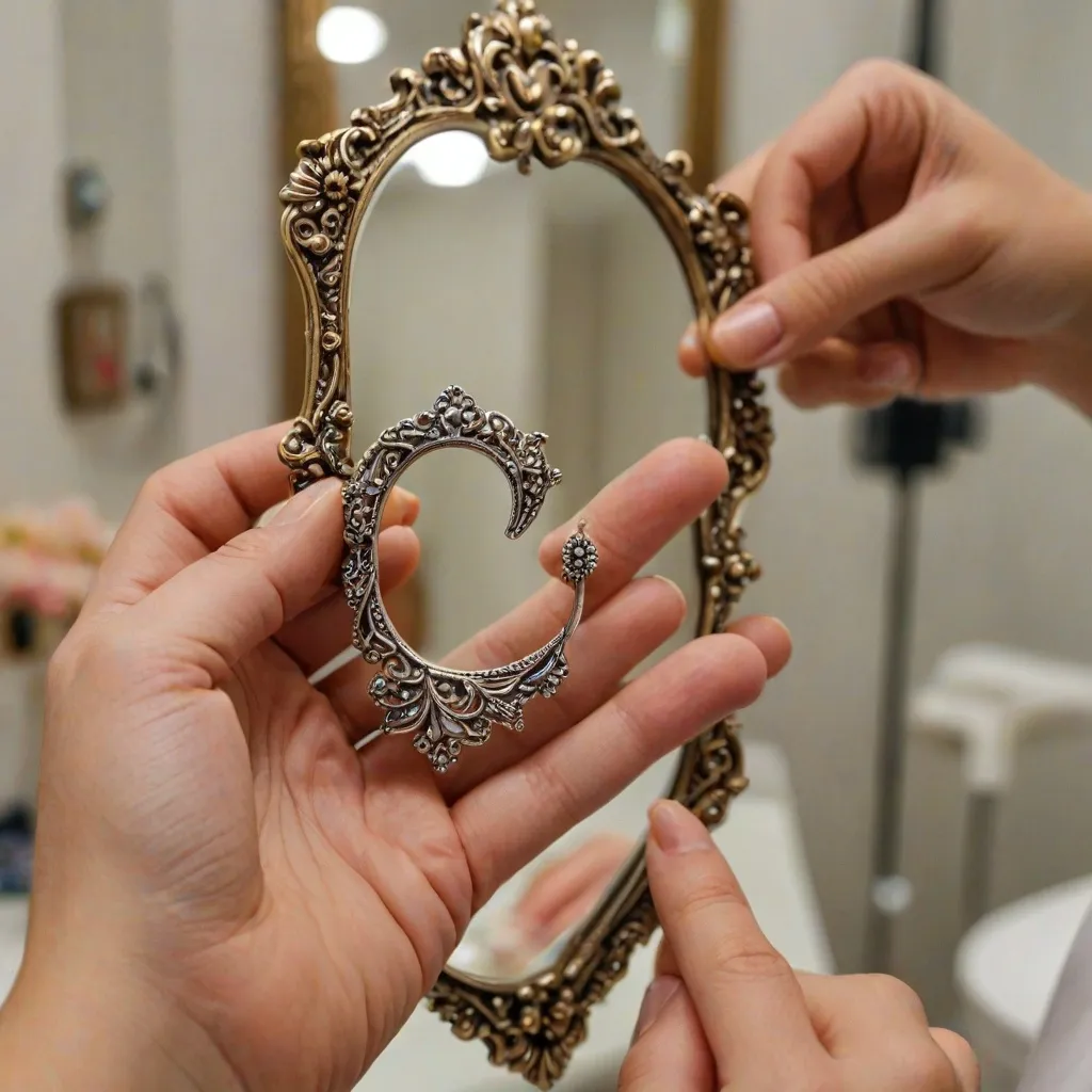 Jak zdjąć kolczyki lecznicze?