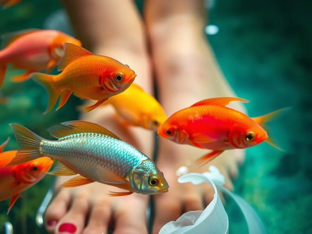 Rybki co jedzą naskórek: co warto wiedzieć o fish pedicure?
