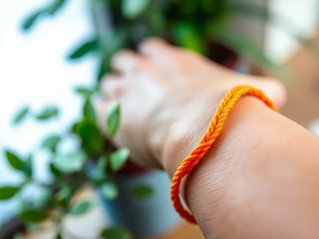 Co oznacza pomarańczowa bransoletka? Odkryj jej symbolikę!