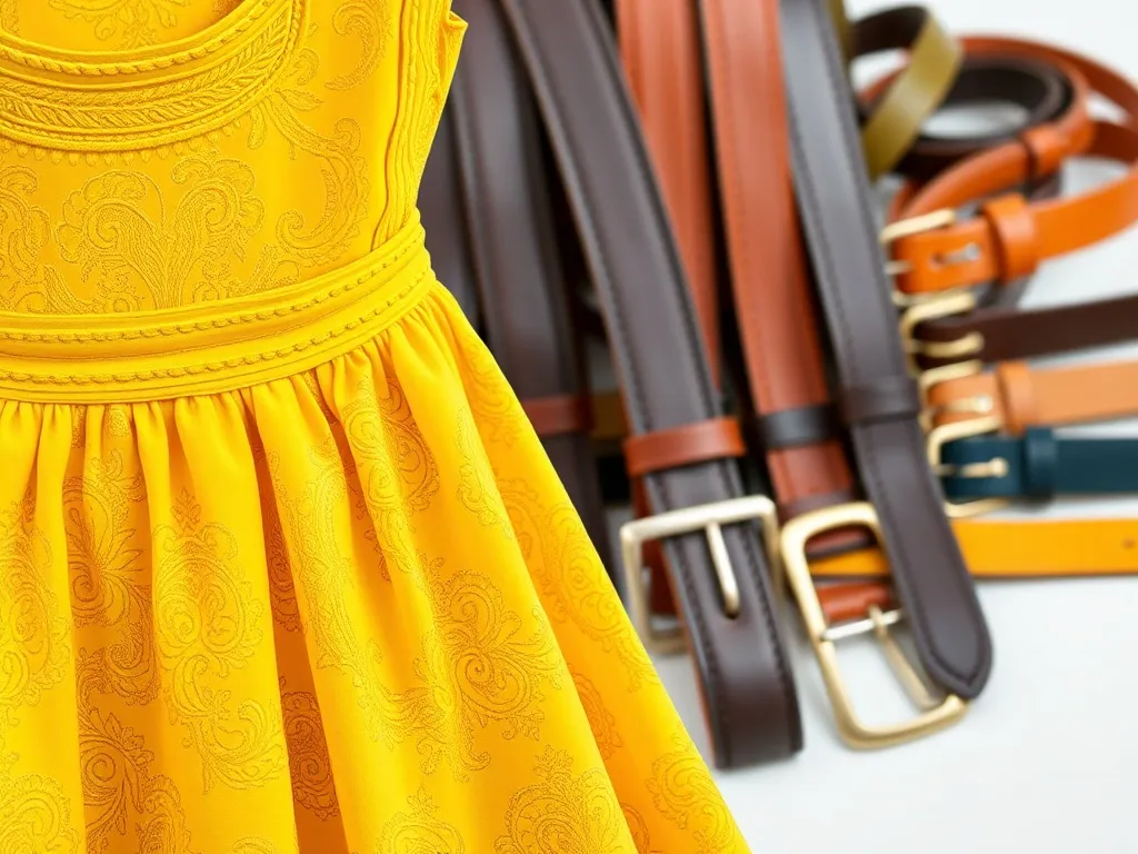 Jaki pasek do żółtej sukienki? Sprawdź nasze porady!