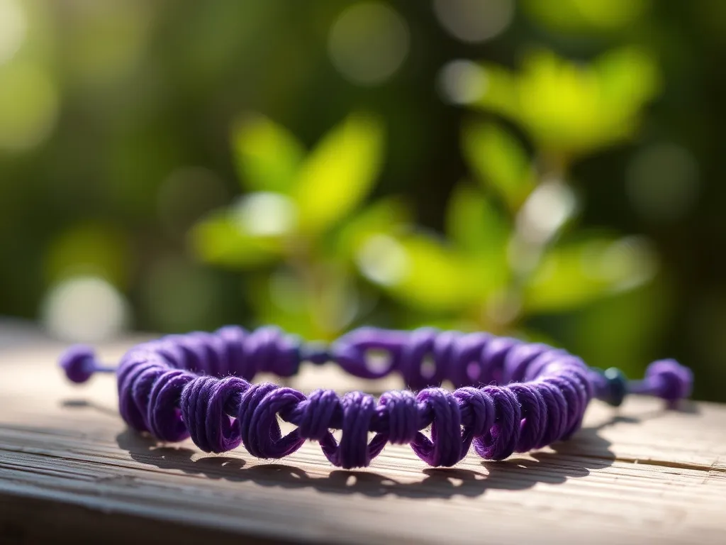 Co oznacza fioletowa bransoletka? Odkryj jej symbolikę