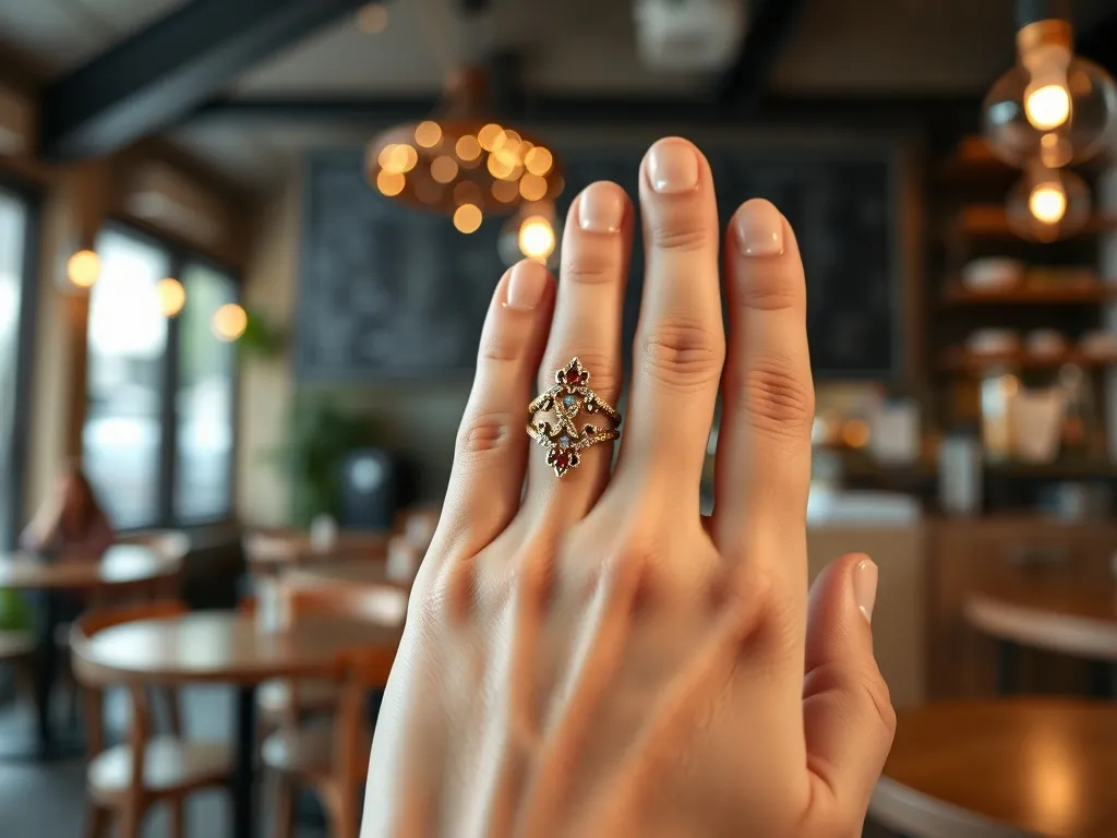 Co oznacza pierścionek na środkowym palcu prawej ręki?