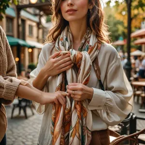 Jak wiązać szalik damski?